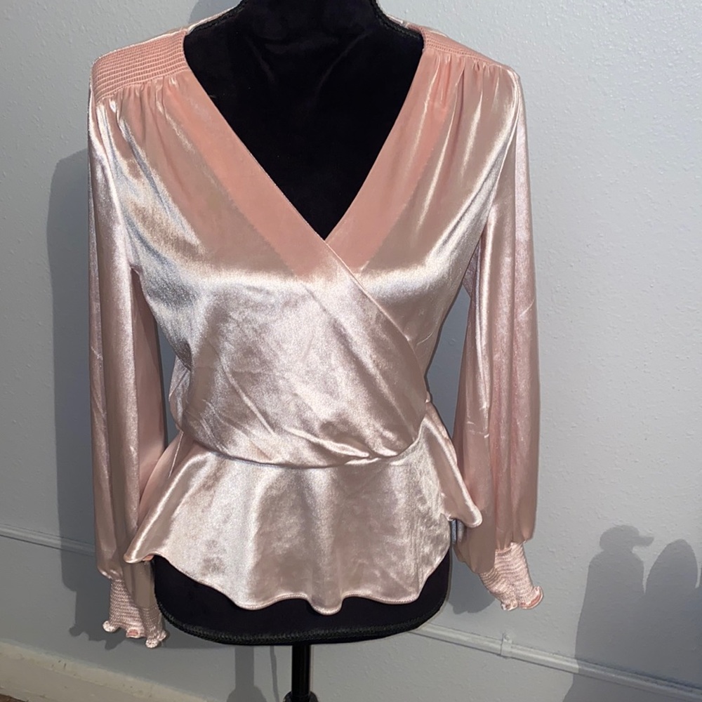 WHBM Velvet top